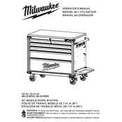 Milwaukee 48-22-8539 Bench manual cover