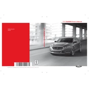 Ford Taurus 2013 manual cover