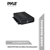 Pyle PLCMDVR15 Recording System manual cover