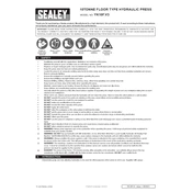 Sealey YK10F.V3 Hydraulic Press manual cover