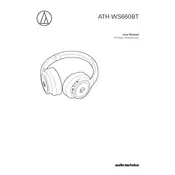 Audio-Technica ATH-WS660BT Headphones manual cover