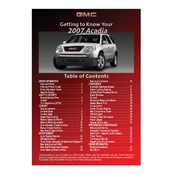 GMC Arcadia 2007 manual cover