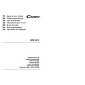 Candy CDS 220X 1-S manual cover