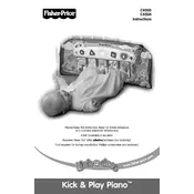 Fisher Price Mattel Target Kick and Play Piano C4503 Toy manual cover