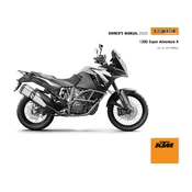 KTM Adventure 1290 Super R 2020 Motorcycle manual cover