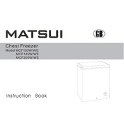 Matsui MCF100W manual cover