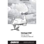 Davis Vantage VUE 6250 Sensor manual cover