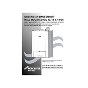 Worcester Greenstar Danesmoor 12/18 2008 Boiler manual cover