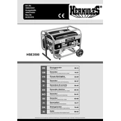 Herkules HSE3500 3906216931 Generator manual cover