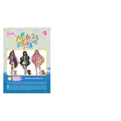 Barbie Mattel Color Reveal HCD24 Toy manual cover