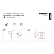 Lenovo 400 USB-C Wired Mouse manual cover