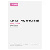 Lenovo TAB3 10 Business TB3-X70F Tablet manual cover