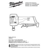 Milwaukee M12 Fuel 2485-20 Grinder manual cover