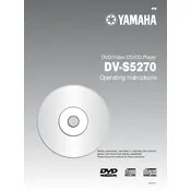 Yamaha DV-S5270 Disc Player manual cover