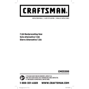 Craftsman CMES300 Saw manual cover