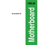 ASUS EX-B150M-V5 D3 Motherboard manual cover