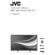 JVC LT-48C570 manual cover