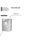 Hoover VH W964DP-37S manual cover