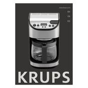 Krups KM611D50 Coffee Machine manual cover