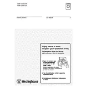 Westinghouse WWF1044M7WA Washing Machine manual cover