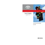 Toyota Tacoma 2011 Truck manual cover