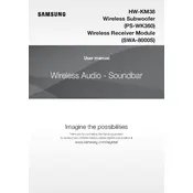 Samsung HW-KM38 Soundbar manual cover