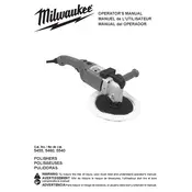 Milwaukee 5455 Polisher manual cover