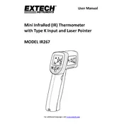 Flir Extech IR267 Thermometer manual cover