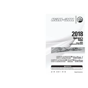 Can-Am Outlander Max Series 2018 Vehicle manual cover