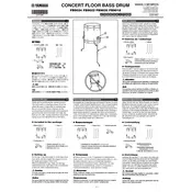 Yamaha FB9018 Bass Drum manual cover