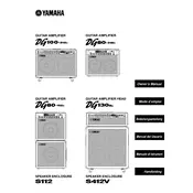 Yamaha DG80-210A Amplifier manual cover