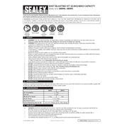 Sealey SB994 Shot Blaster manual cover