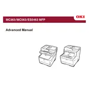 Oki ES5463 MFP Printer manual cover