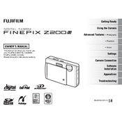 Fujifilm FinePix Z200fd Camera manual cover