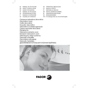 Fagor 9CFV92X Hood manual cover