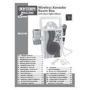 Bontempi 48 6100 Wireless Karaoke Boom Box manual cover