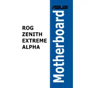 ASUS ROG Zenith Extreme Alpha Motherboard manual cover