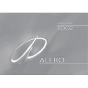 Oldsmobile Alero 2002 manual cover