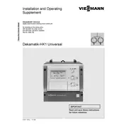 Viessmann Dekamatik-HK1 Universal Control Unit manual cover