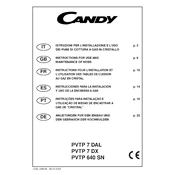 Candy PCPVTP7DX manual cover