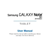 Samsung Galaxy Note 10.1 2014 Edition Verizon SM-P605VZKEVZW Tablet manual cover