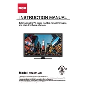 RCA RT2471-AC TV manual cover