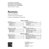 Kenmore 22352 110.22352510 Washing Machine