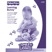 Fisher Price Mattel Laugh and Learn Easter Learning Bunny L4259 Toy manual cover