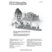 Fisher Price Mattel Disney Little People Belle Caring House FHF38 Toy manual cover