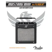 Fender Mustang Mini 2300060000 120V 60Hz Amplifier manual cover