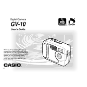 Casio GV10 Camera manual cover