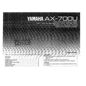 Yamaha AX-700U Amplifier manual cover