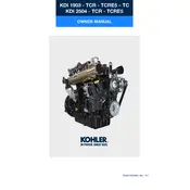 Kohler KDI-1903-TCR Engine manual cover