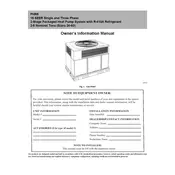 Tempstar PHR5 Heat Pump manual cover